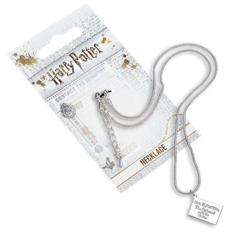 Collier lettre d'admission Poudlard Harry Potter
