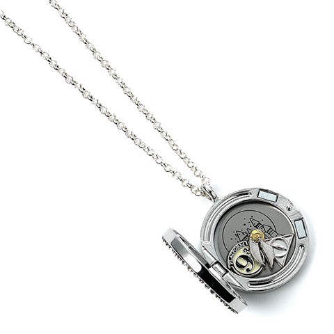 Collier médaillon 3 charms flottants Harry Potter