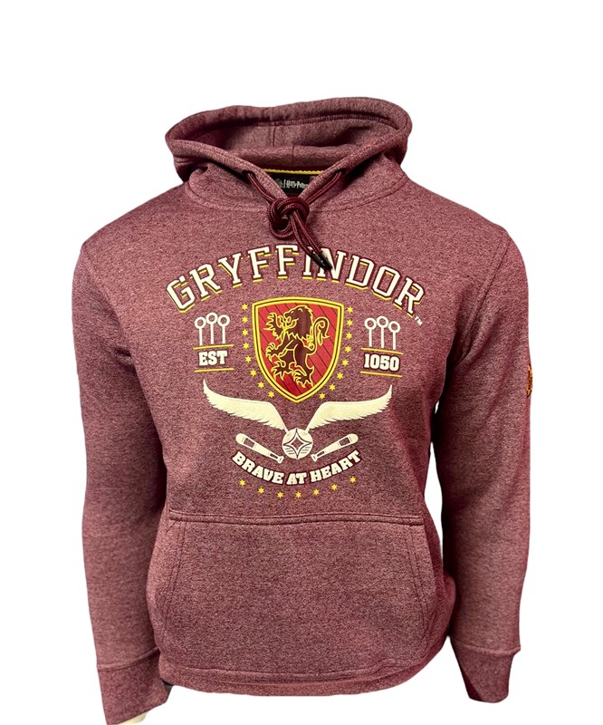 Sweat à capuche hoodie Gryffondor Quidditch - Harry Potter