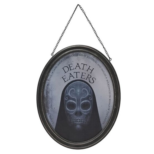 Plaque miroir suspendue Mangemorts - Morsmordre Harry Potter