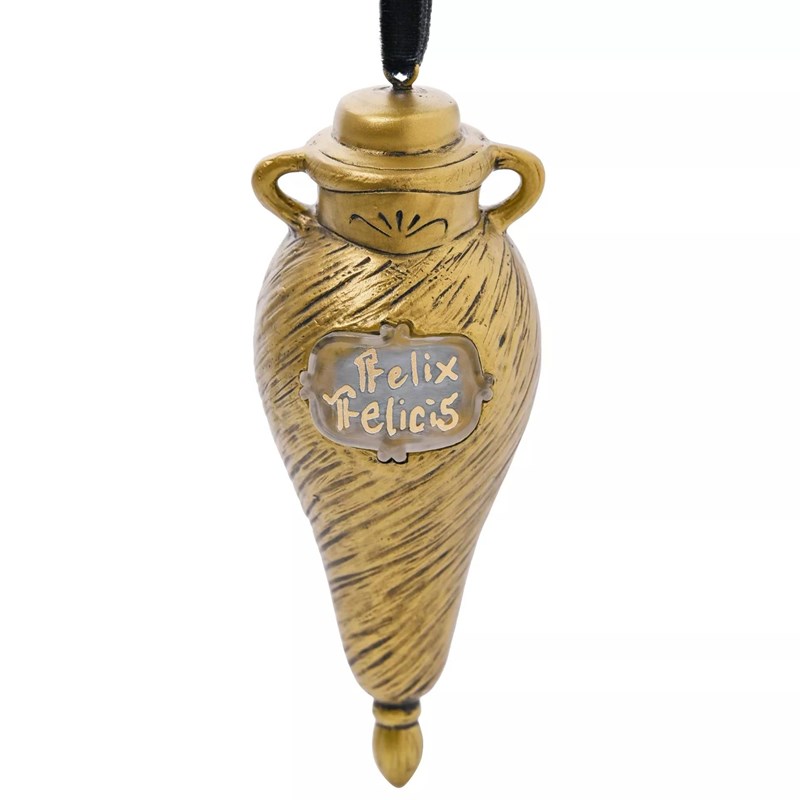 Suspension de sapin dorée lumineuse Felix Felicis - Harry Potter
