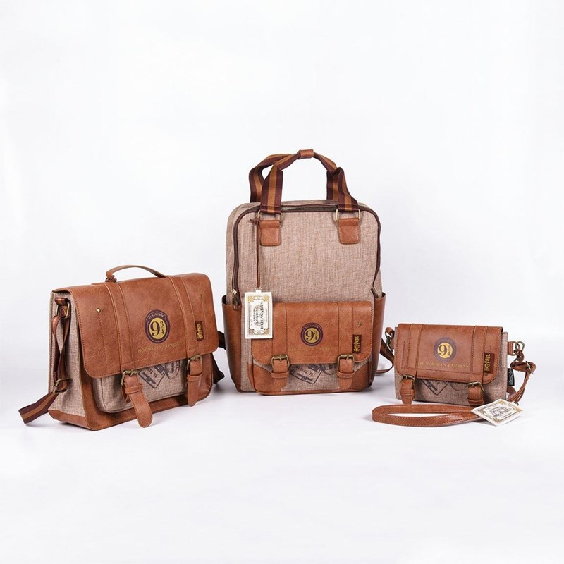 SAC A DOS CUIR BRUN VOIE 9¾ CASUAL - HARRY POTTER