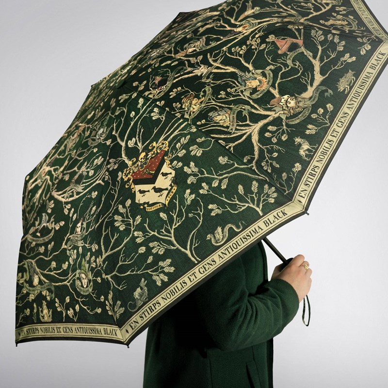 Parapluie tapisserie Black MinaLima - Harry Potter