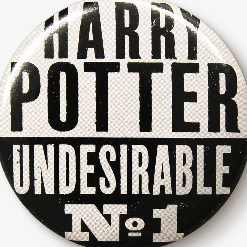 Badge Gazette du Sorcier Harry Potter - Undesirable N°1
