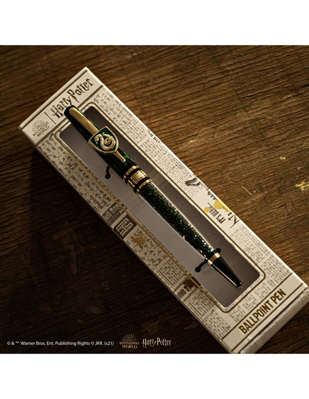 Stylo Serpentard en verre Arribas - Harry Potter