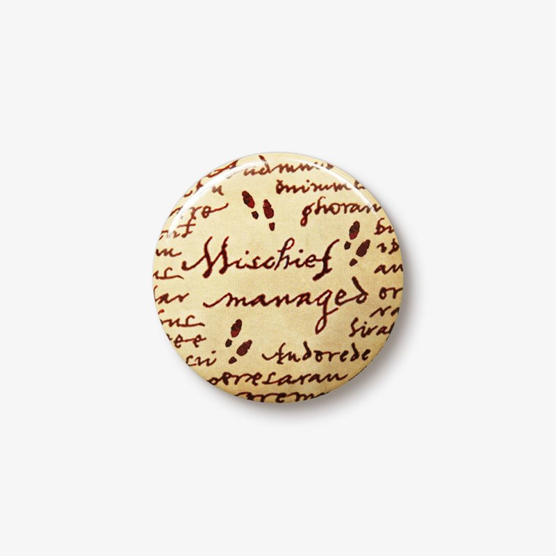 Badge Carte du Maraudeur Harry Potter - Mischief Managed