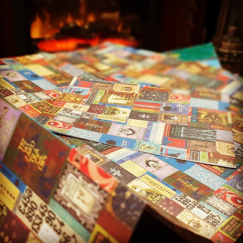 Papier cadeau & cahiers Mina Lima - Couvertures des livres