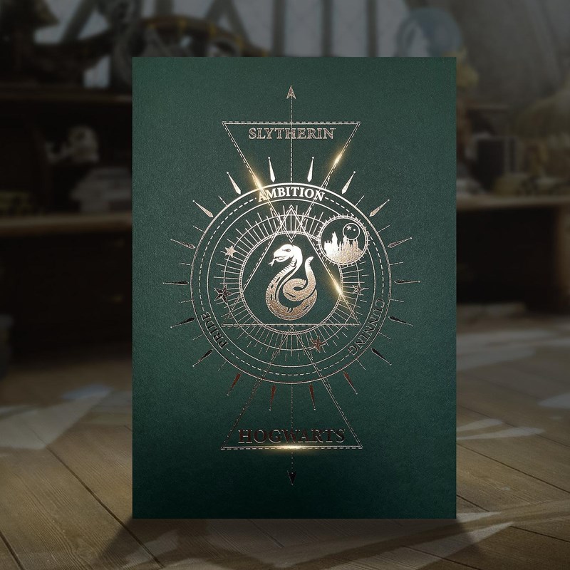 Artprint Serpentard dorure à chaud - Harry Potter