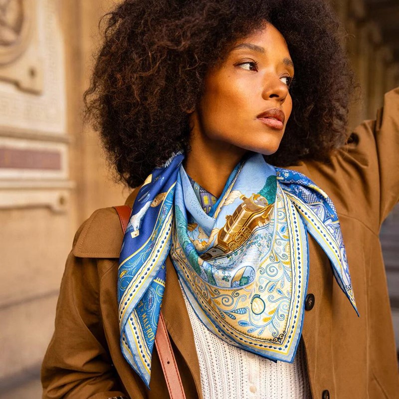 Carré de soie 90, Harry Potter, L'arrivée à Poudlard