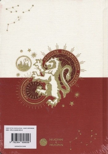 Carnet constellations Gryffondor - Harry Potter