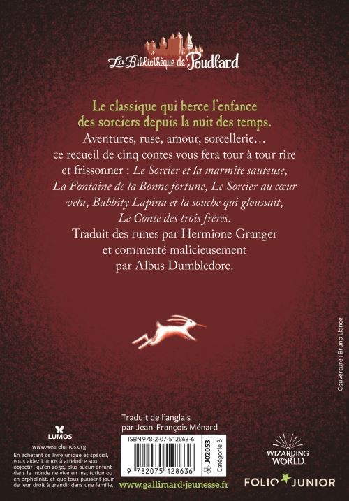 Les Contes de Beedle le Barde - La Bibliothèque de Poudlard