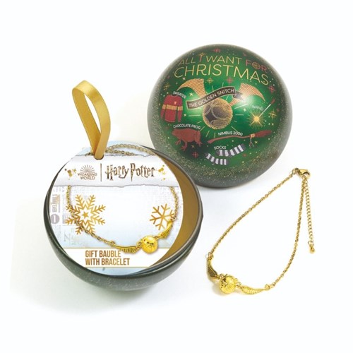 Boule de Noël et bracelet Vif d'Or  - Harry Potter