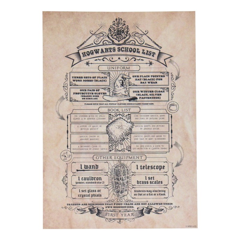 Coffet éd. lim. 2001ex. Une Journée à Poudlard - Harry Potter