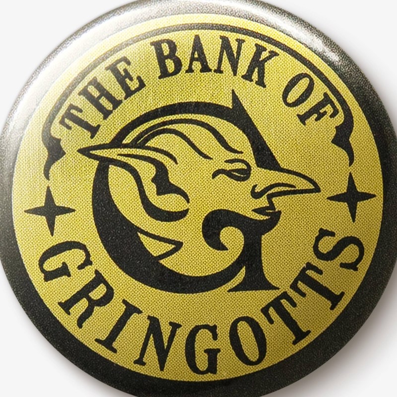 Badge Harry Potter MinaLima - Gringotts