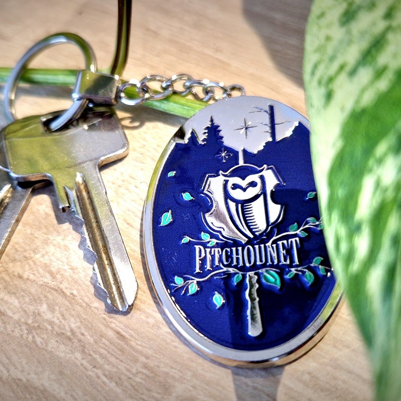Porte-clés métallique émaillé Pitchounet