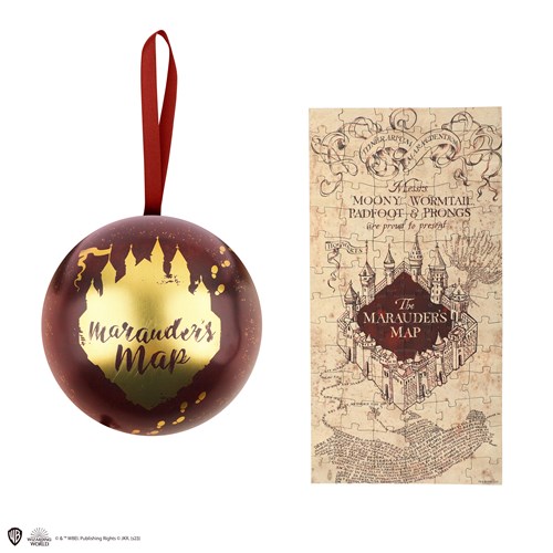 Boule de Noël Carte du Maraudeur + Puzzle - Harry Potter