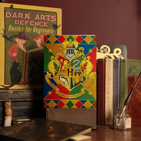 Carte de voeux - Blason de Poudlard