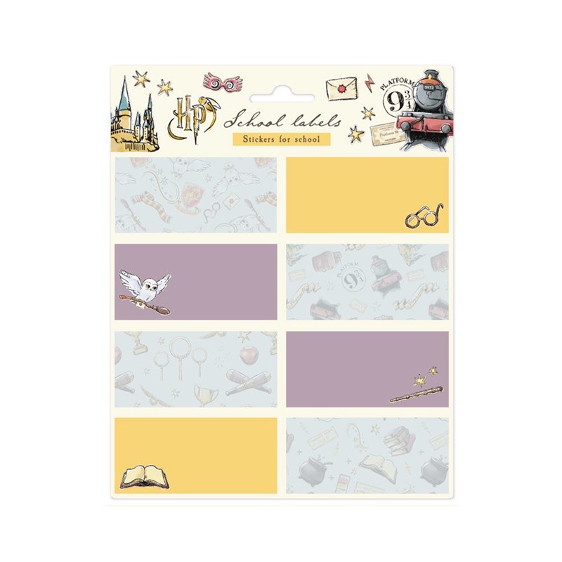 Étiquettes scolaires Harry Potter
