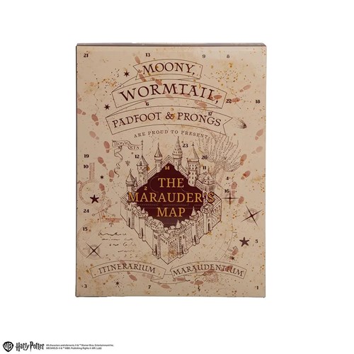 CALENDRIER DE L'AVENT- CARTE MARAUDEUR - HARRY POTTER