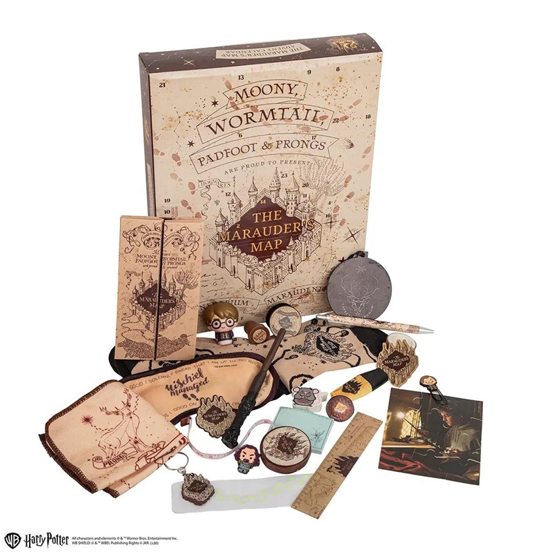 CALENDRIER DE L'AVENT- CARTE MARAUDEUR - HARRY POTTER