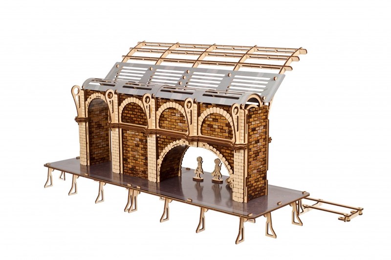 Kit assemblage bois Voie 9 3/4 - Harry Potter