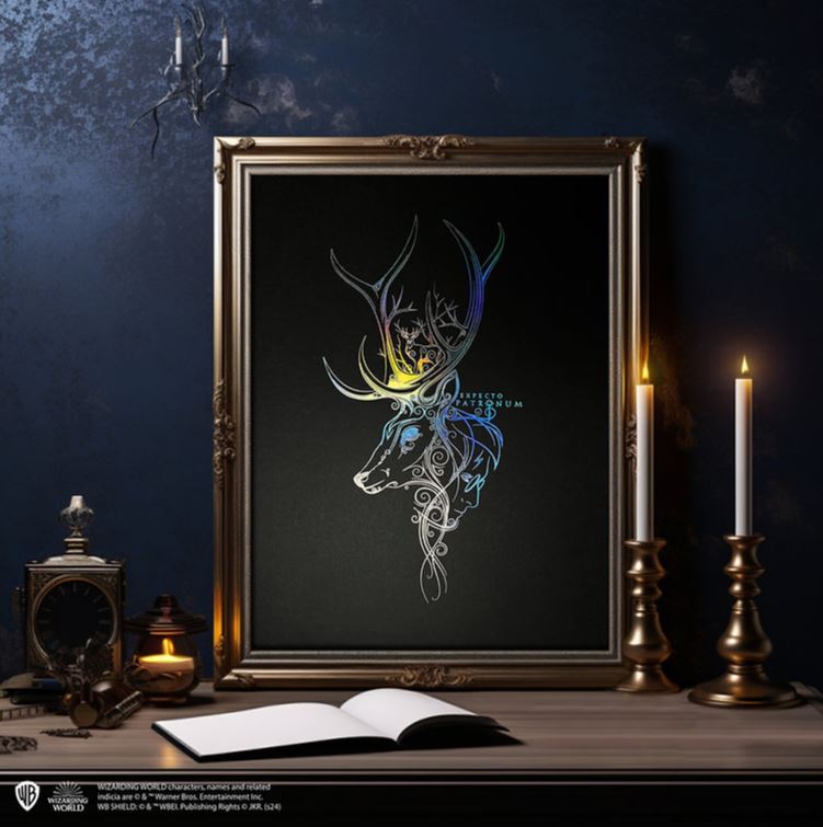 Artprint Patronus dorure à chaud - Harry Potter