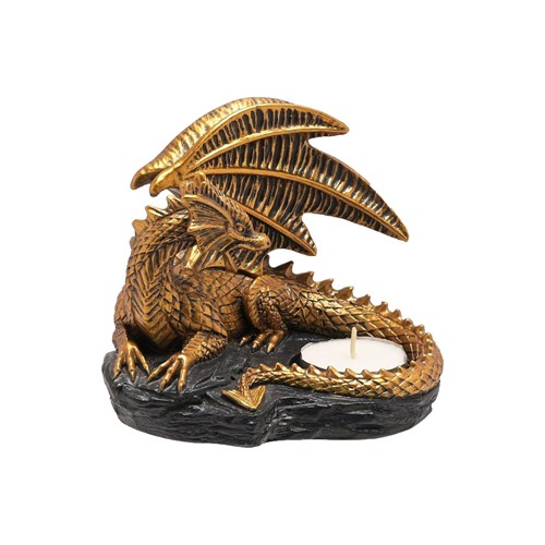 Porte-bougie Dragon Doré – Hocus Pocus Novelties®