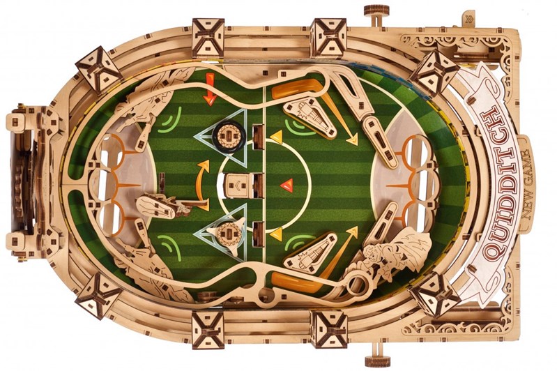 Kit assemblage bois Terrain Quidditch Pinball - Harry Potter