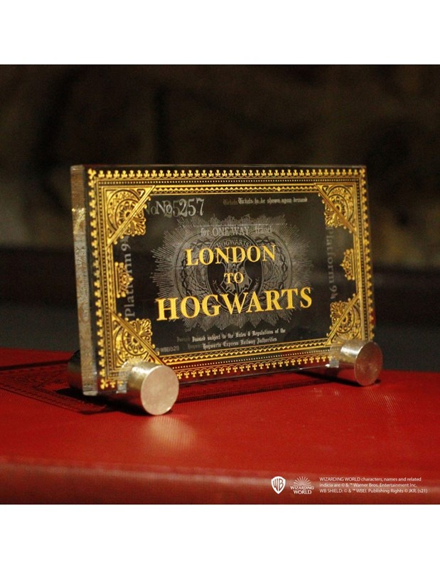 Ticket Poudlard Express en verre Arribas - Harry Potter