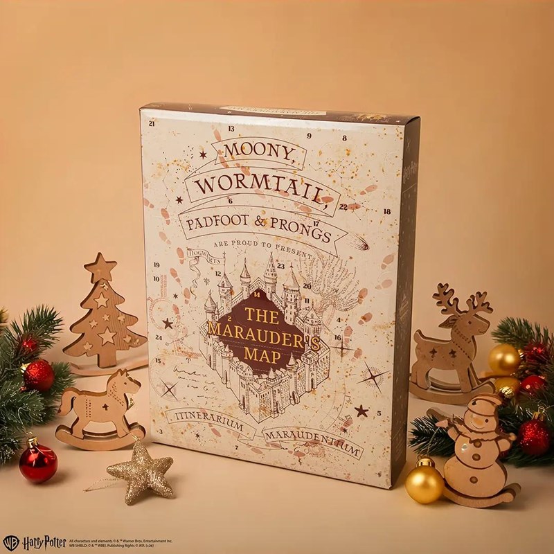 CALENDRIER DE L'AVENT- CARTE MARAUDEUR - HARRY POTTER