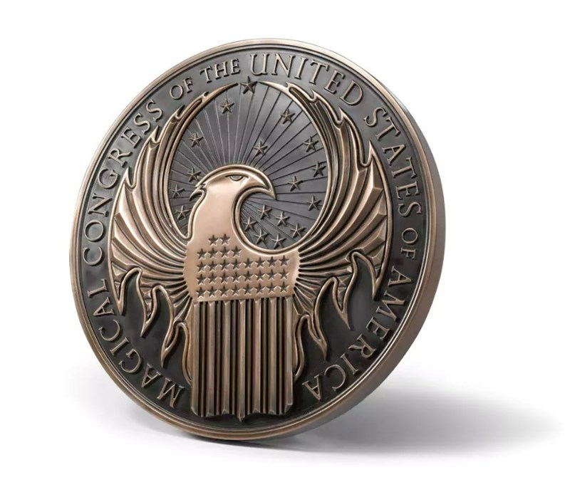 Plaque murale MACUSA - Noble Collection - Harry Potter