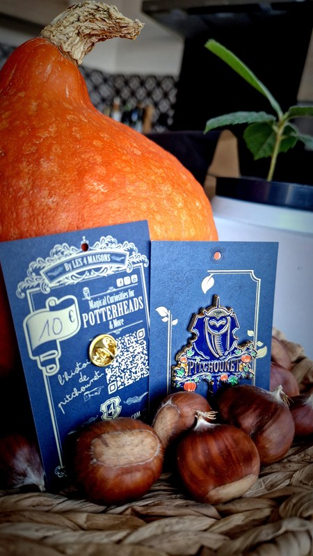 Pin’s émaillé Pitchounet d’Automne – Édition Officielle Les 4 Maisons