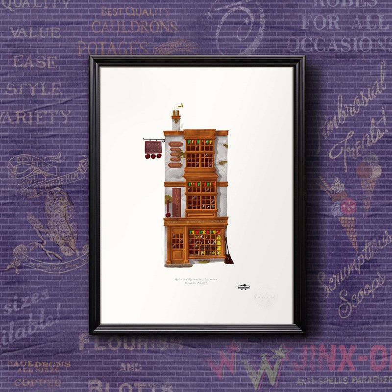 Art print boutique Accessoires de Quidditch MinaLima - Harry Potter