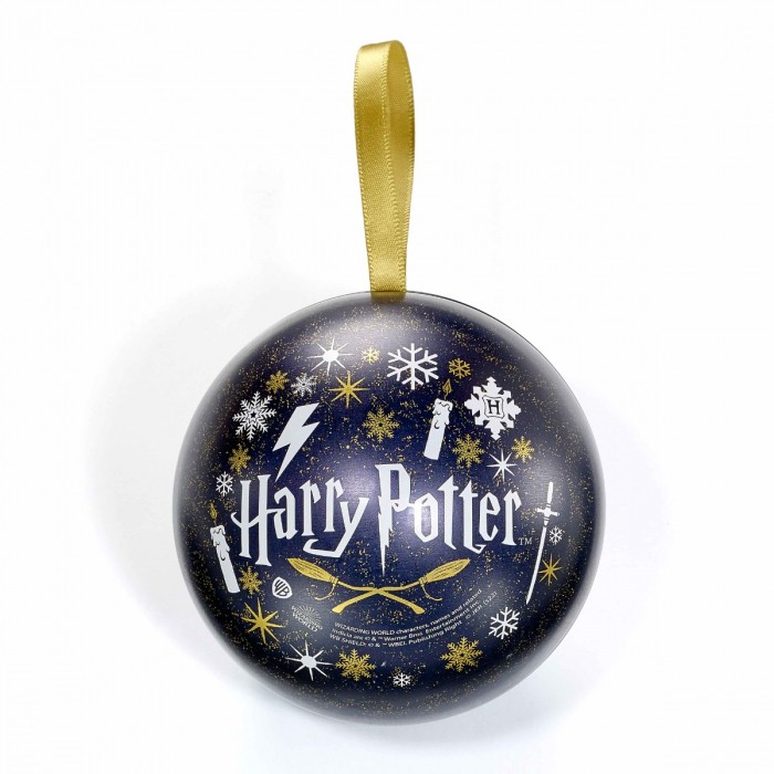Boule de Noël Poudlard Yule Ball et boucles d'oreilles éclairs - Harry Potter