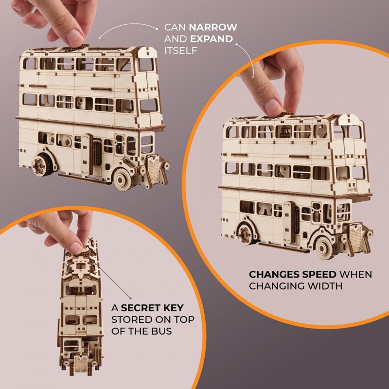 Kit assemblage bois Magicobus - Harry Potter