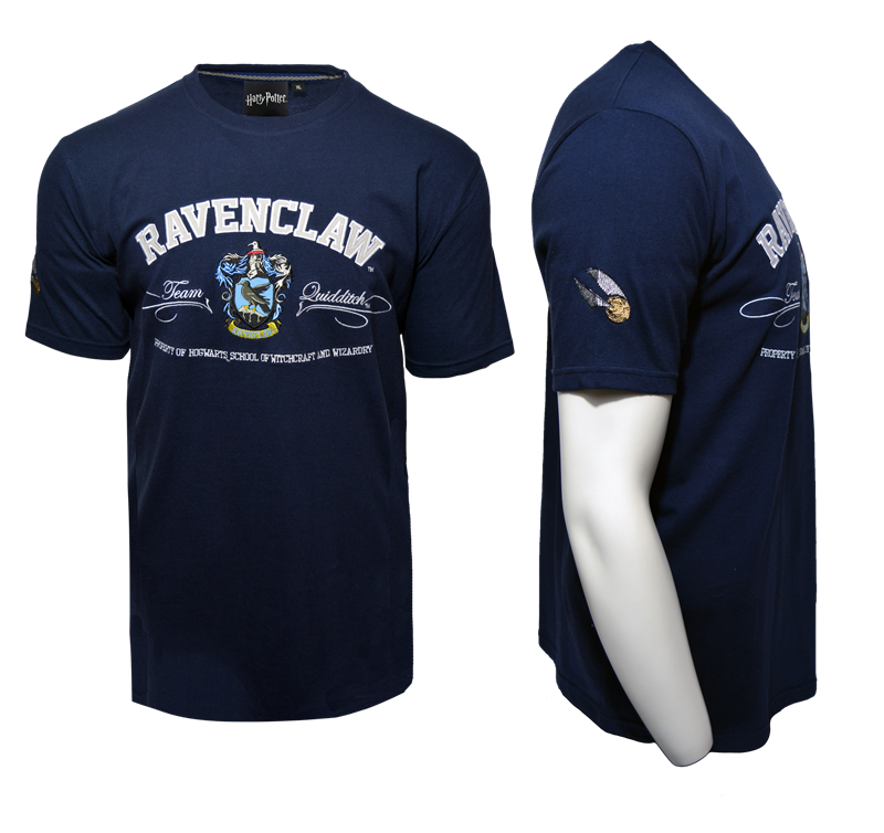 T-shirt brodé Ravenclaw (Serdaigle) unisexe