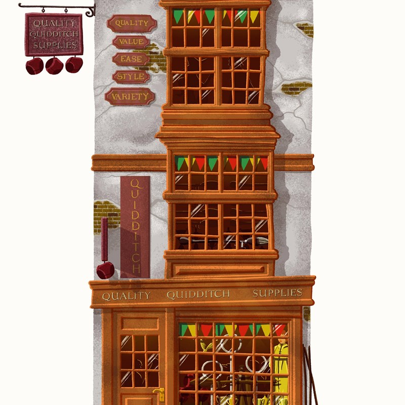 Art print boutique Accessoires de Quidditch MinaLima - Harry Potter