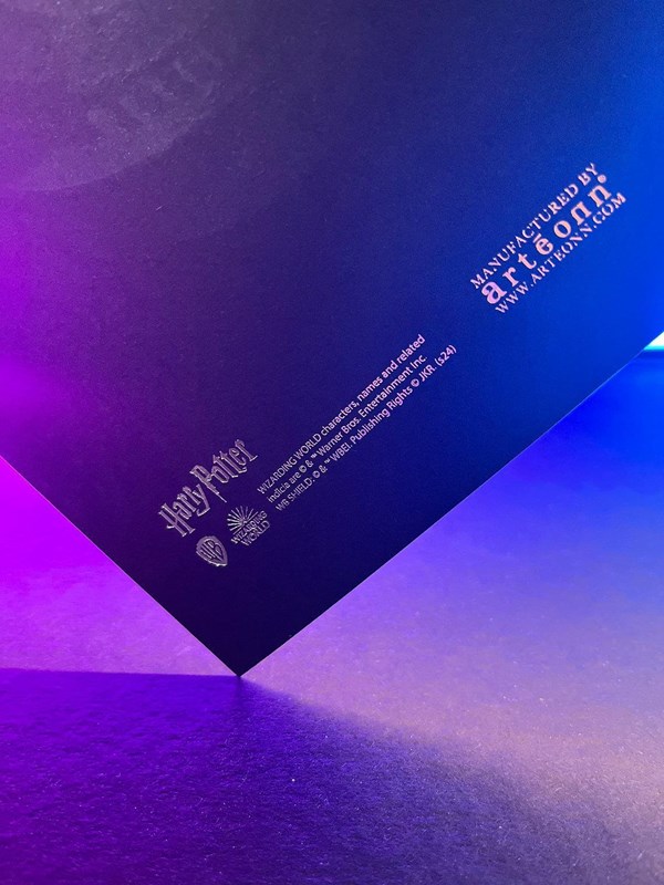 Artprint Poudlard dorure à chaud - Harry Potter