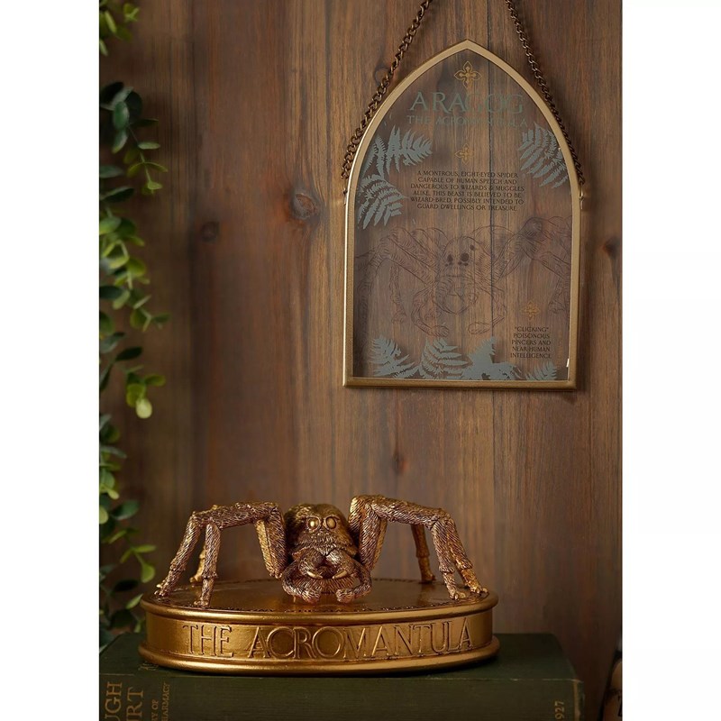 Plaque en verre voûtée suspendue Aragog - Harry Potter