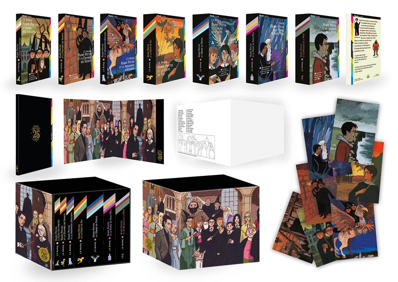 Coffret Harry Potter 25 ans (poche)