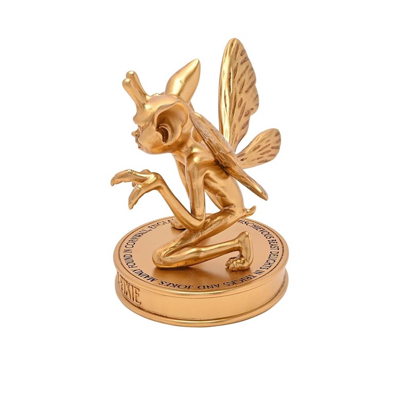 Figurine dorée Lutin de Cornouaille - Harry Potter