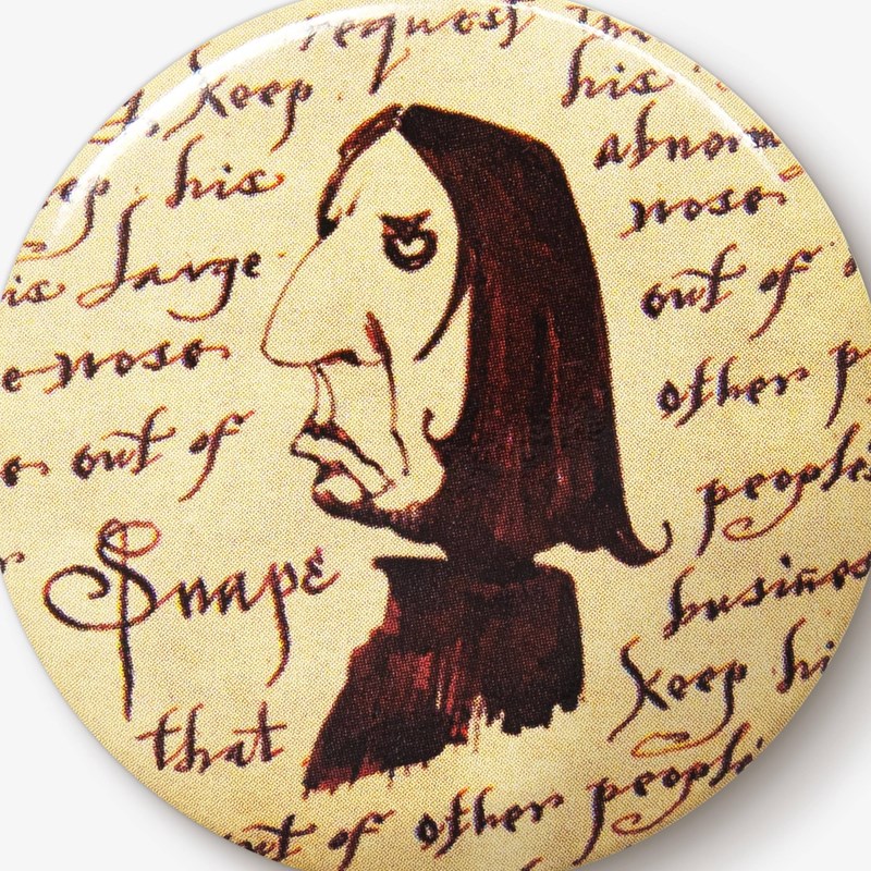 Badge Carte du Maraudeur Harry Potter - Severus Rogue