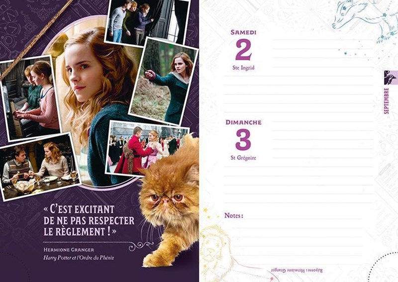 Agenda Harry Potter 2023-2024 - Fières d'être sorcières