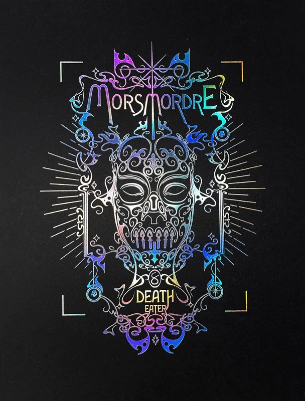 Artprint Mangemort dorure à chaud - Harry Potter