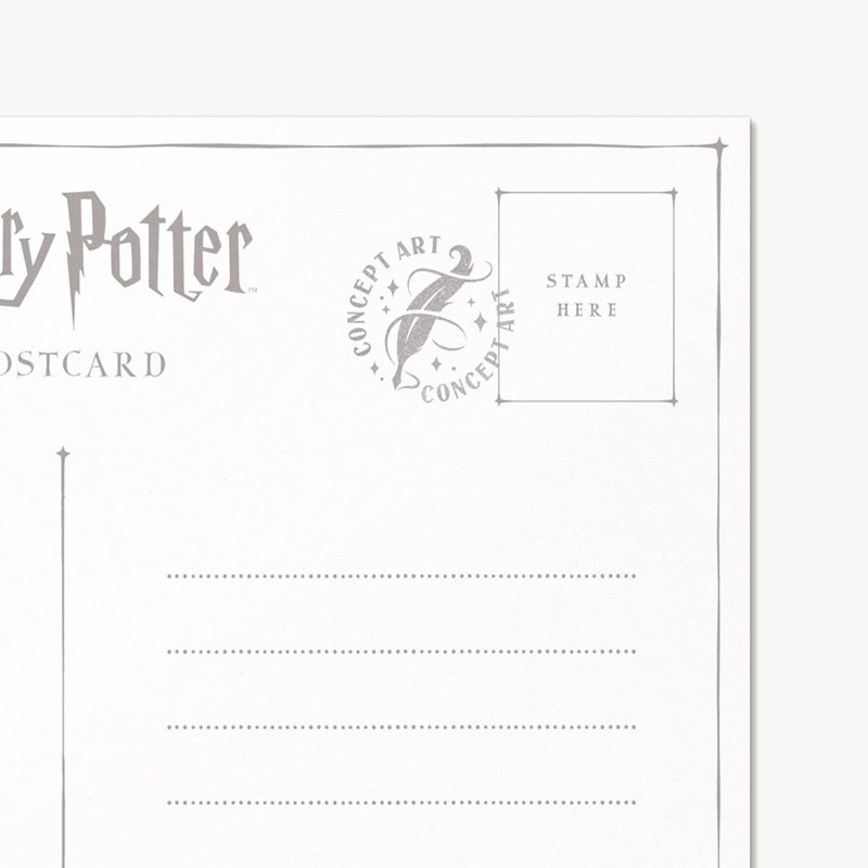 Carte postale Harry Potter par MinaLima - La Coupe des Trois Sorciers