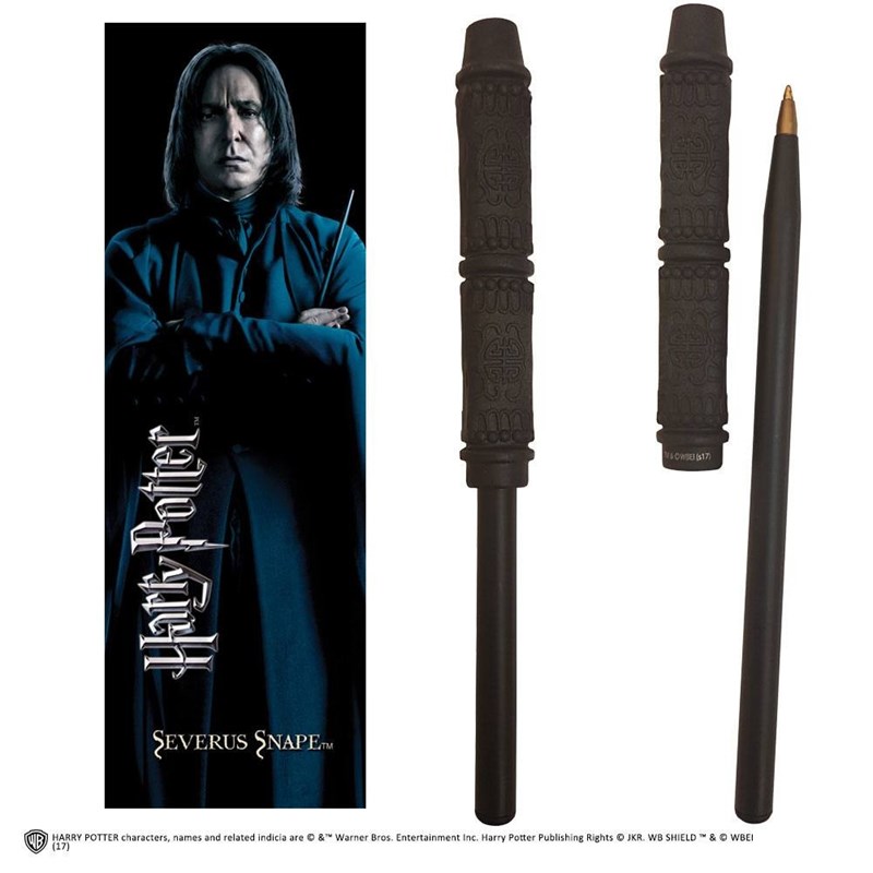 Stylo-baguette & marque-page Severus Rogue