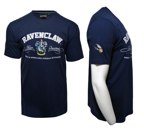 T-shirt brodé Ravenclaw (Serdaigle) unisexe