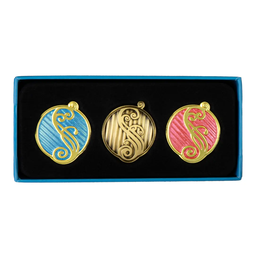 Set de 3 pin's collector officiels - Wicked