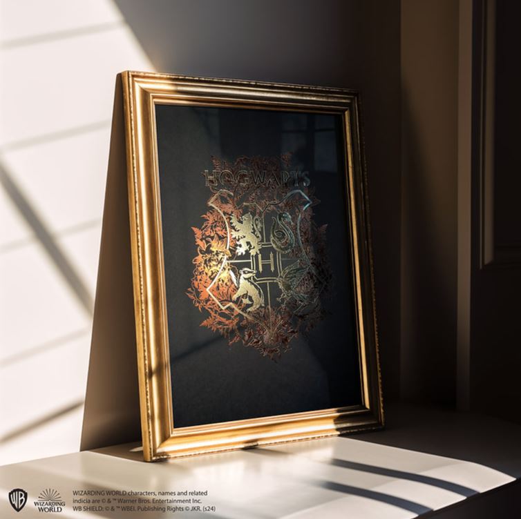 Artprint Poudlard dorure à chaud - Harry Potter