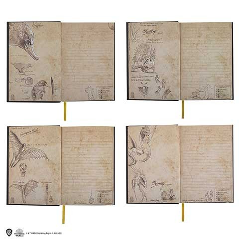 Carnet rigide et marque-page Norbert Dragonneau - Les Animaux Fantastiques